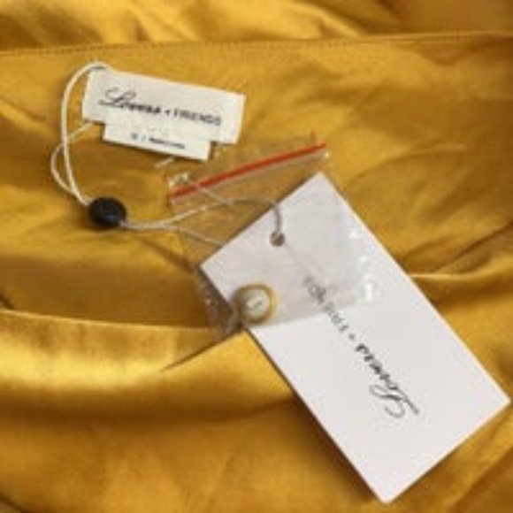 NWT REVOLVE Lovers + Friends Yellow One Sleeve Dress - Picture 4 of 4